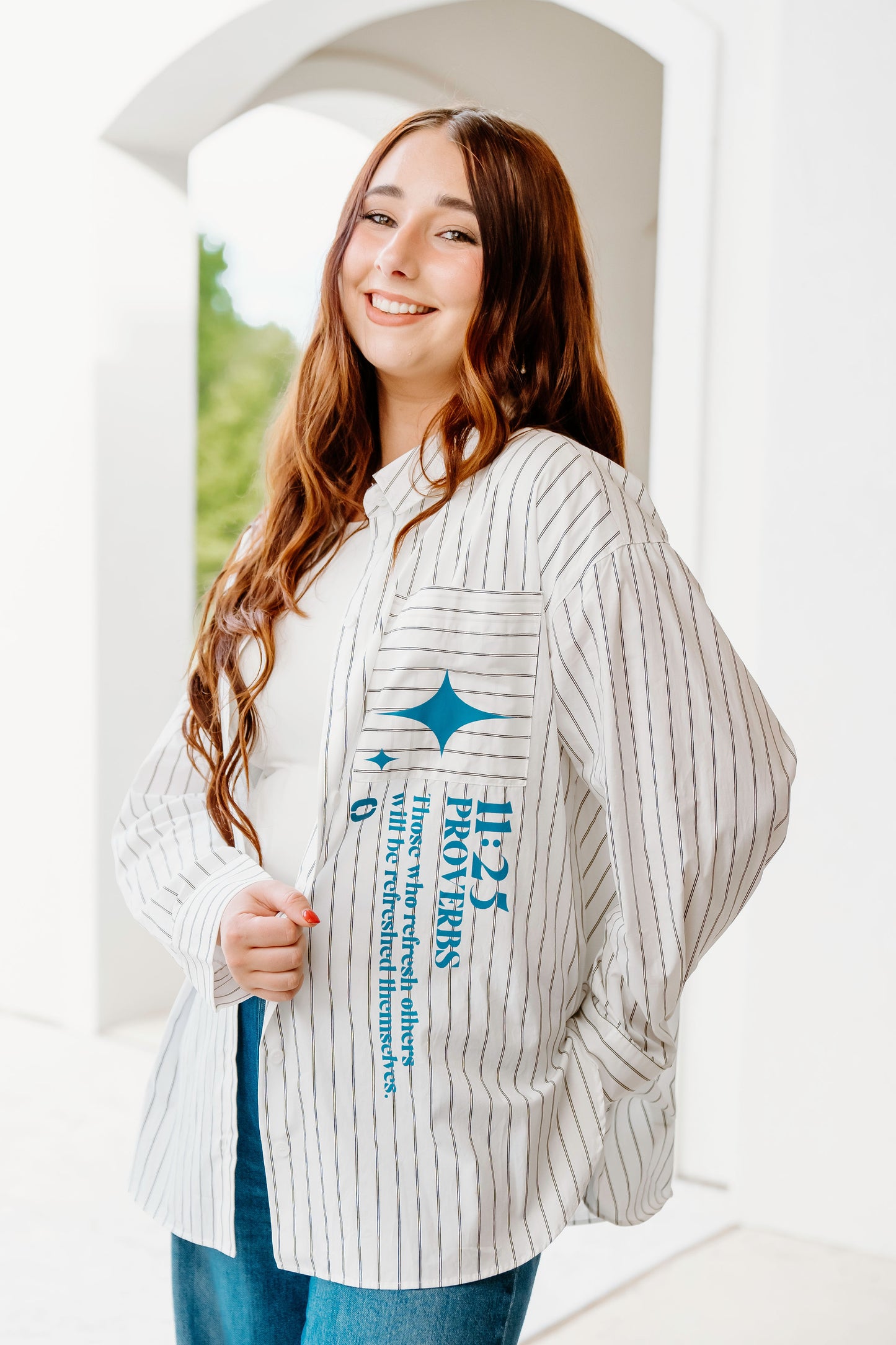 Proverbs 11:25 Button Down