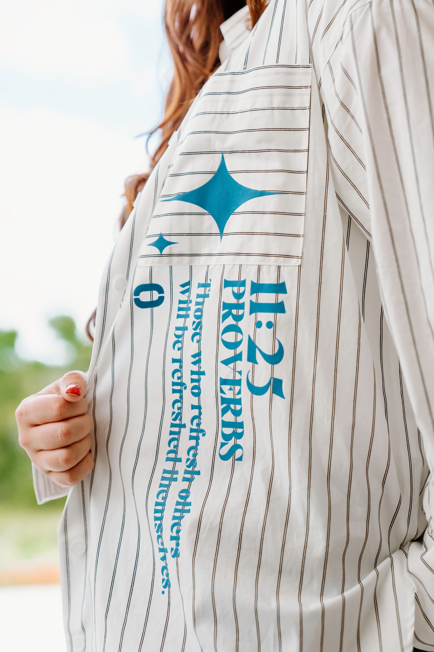 Proverbs 11:25 Button Down